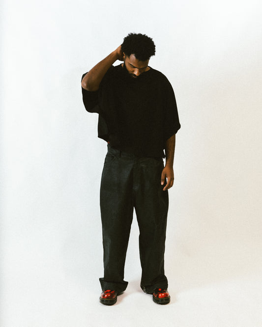 WAXED DENIM